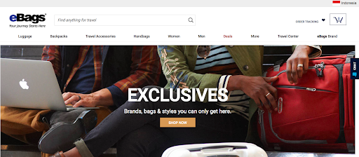 eBags website