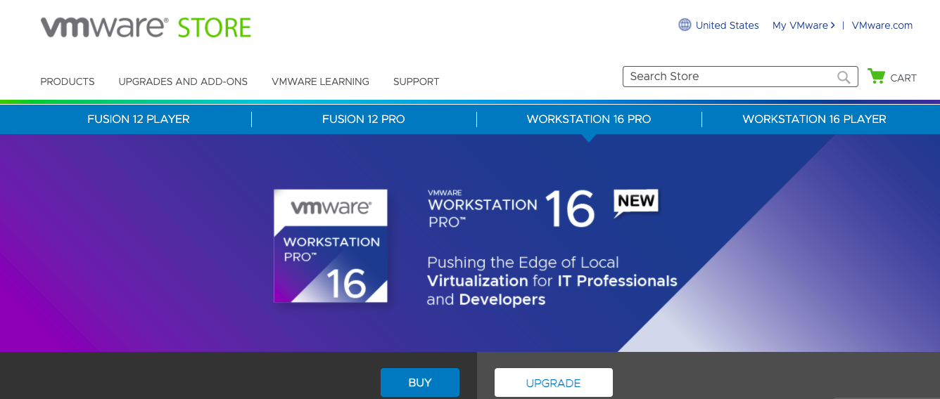 VMware website