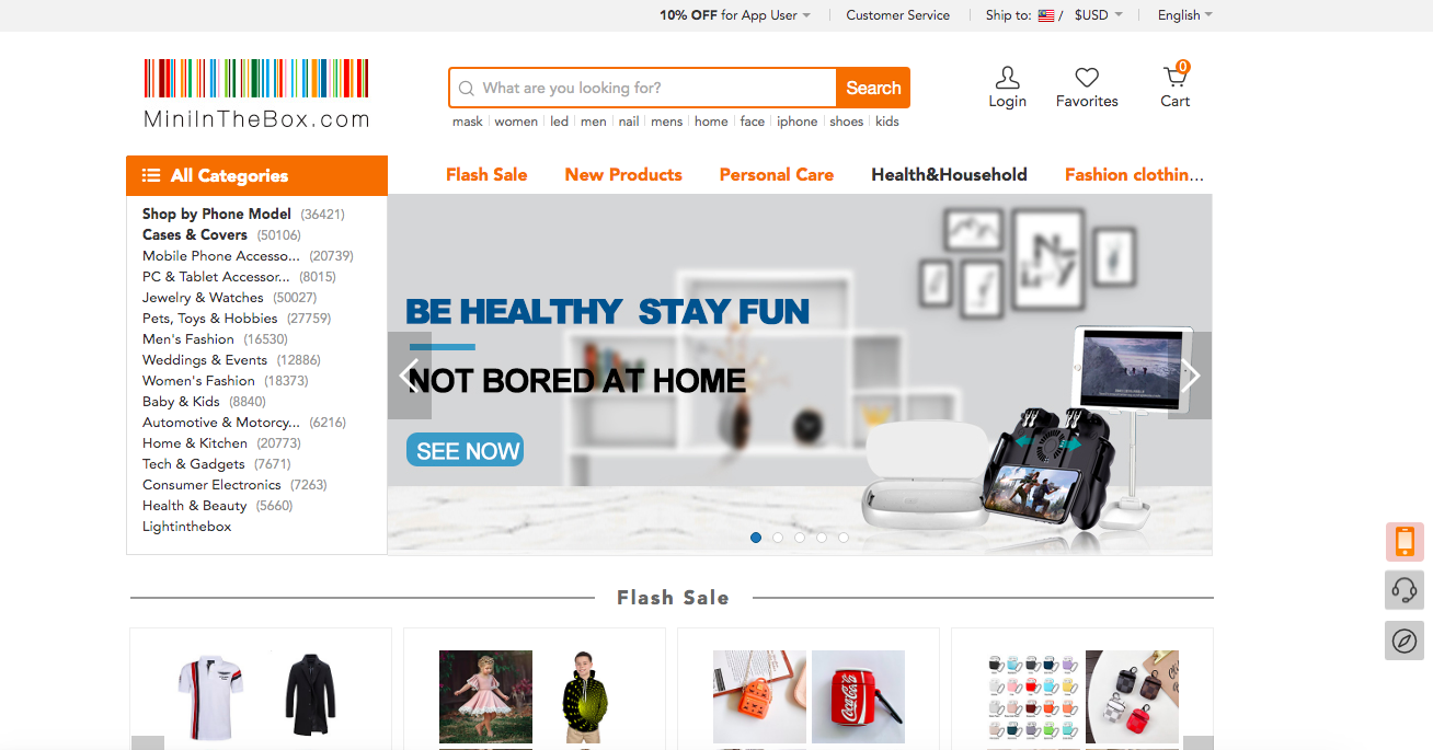 Miniinthebox website