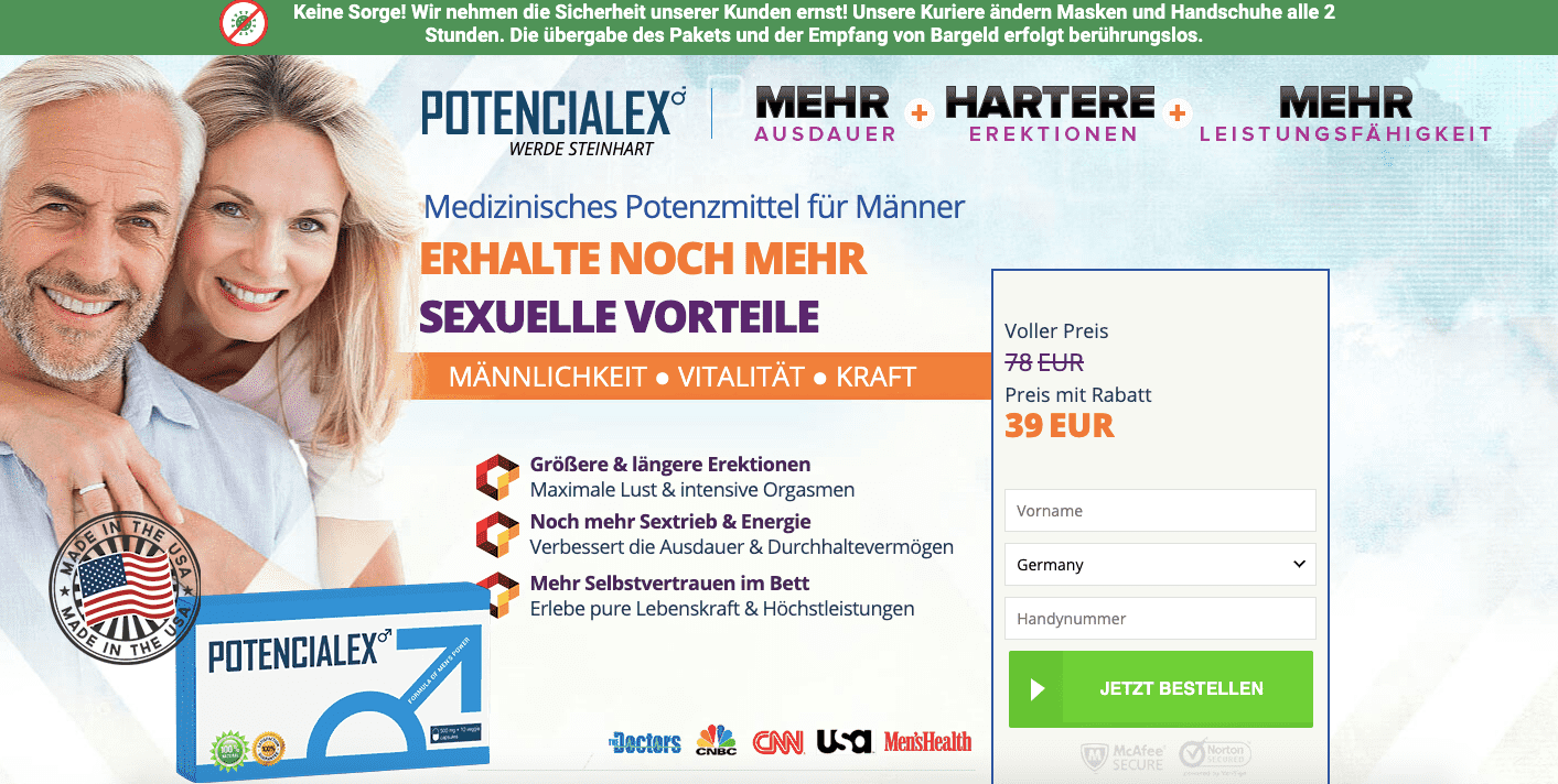 Potencialex website