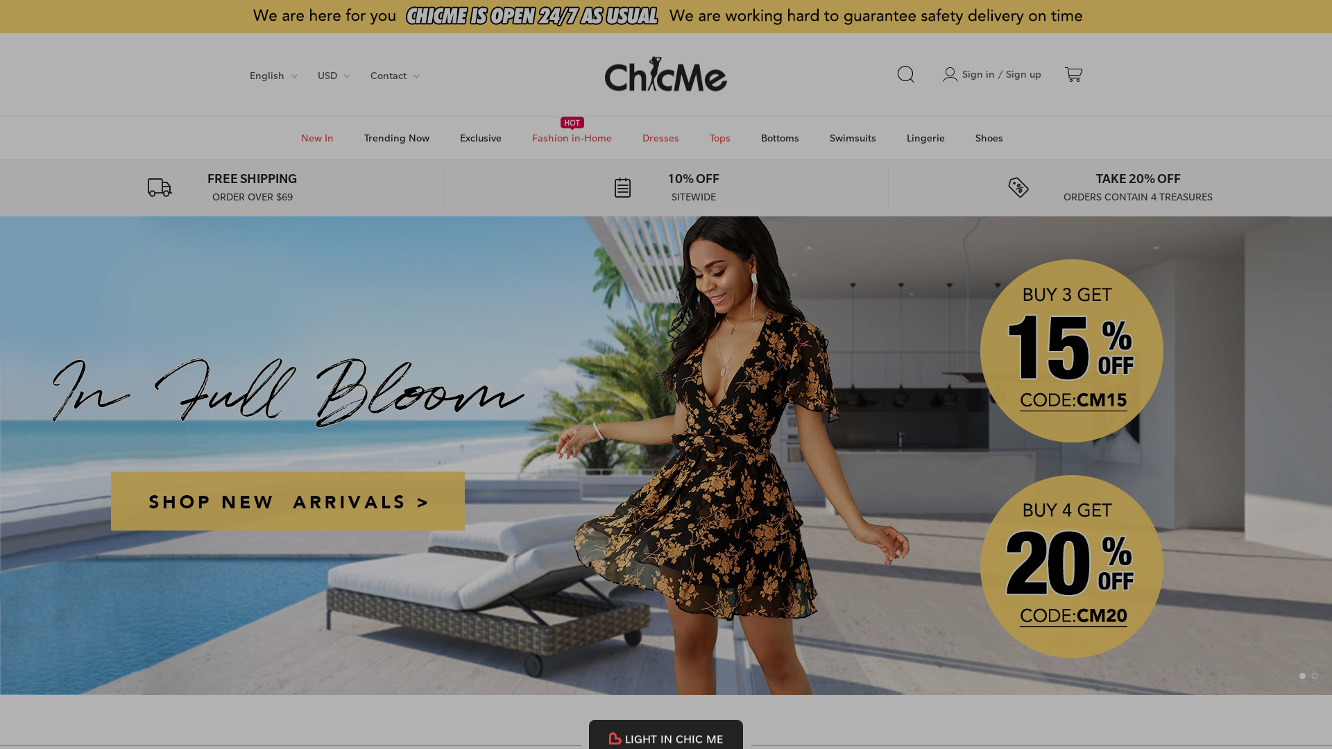 Chic Me - World website