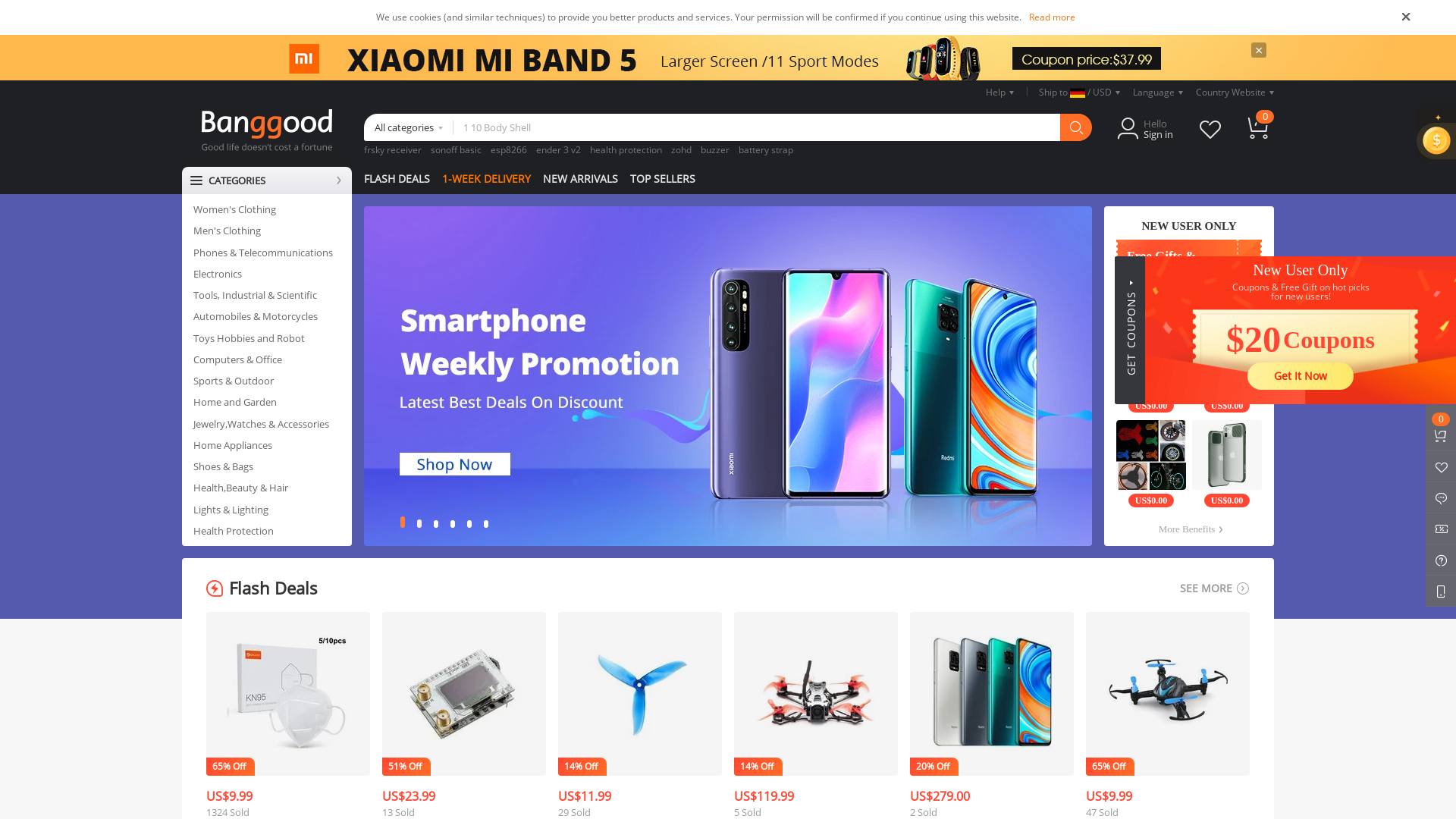 Banggood.com - World website
