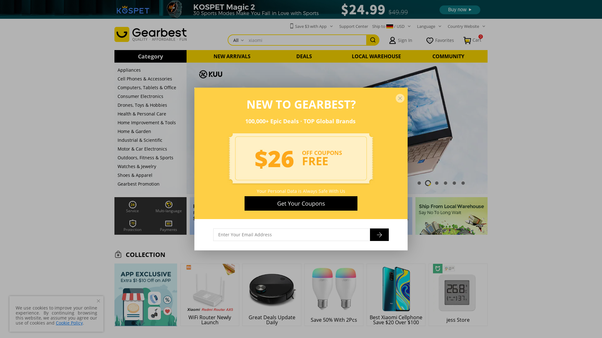 GearBest.com - World website
