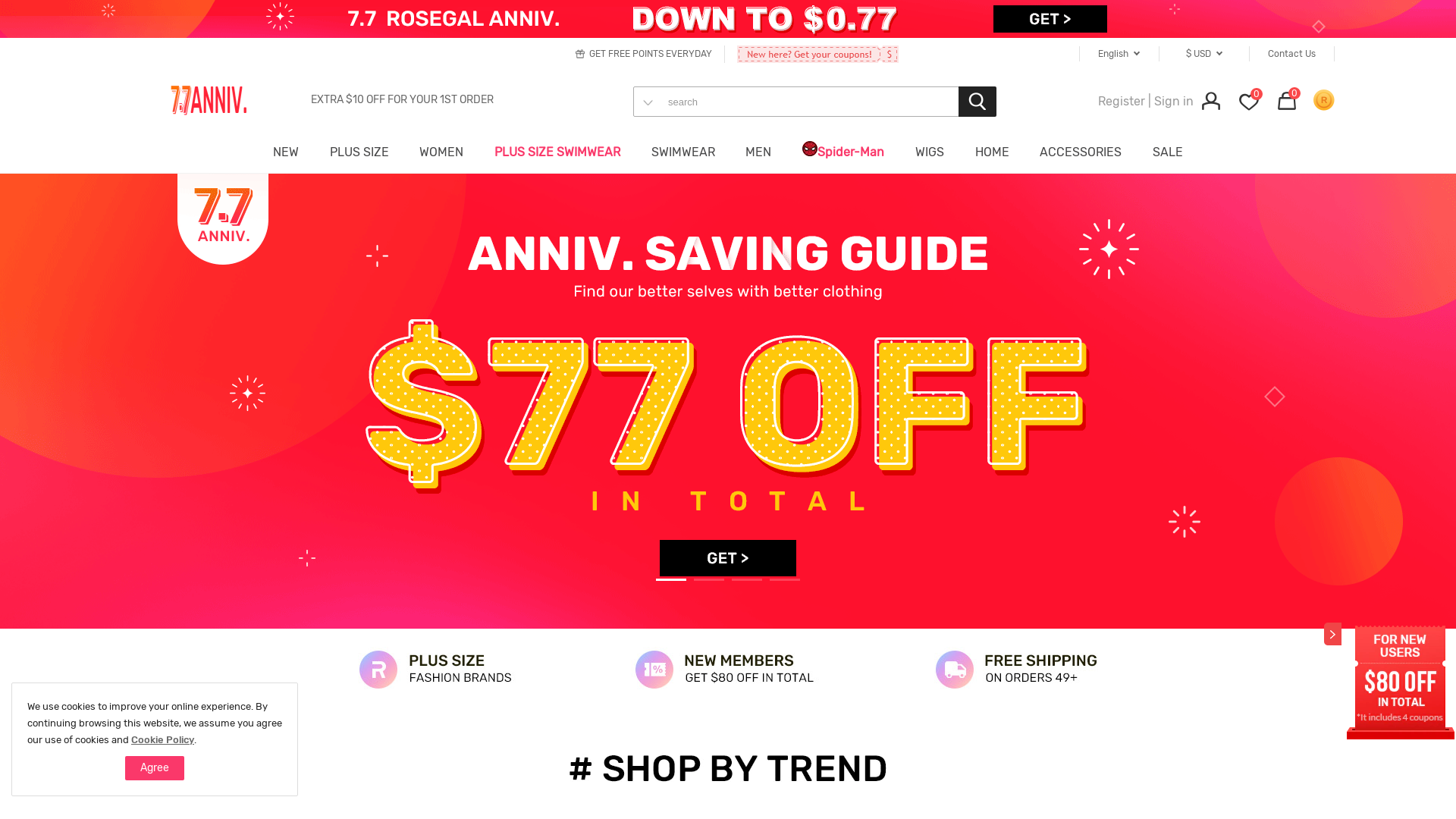 Rosegal website