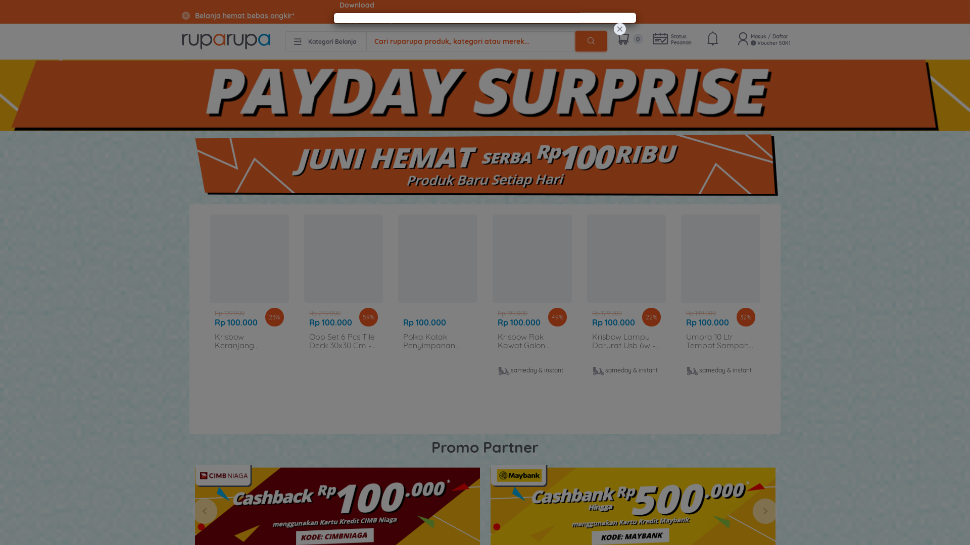 Ruparupa website