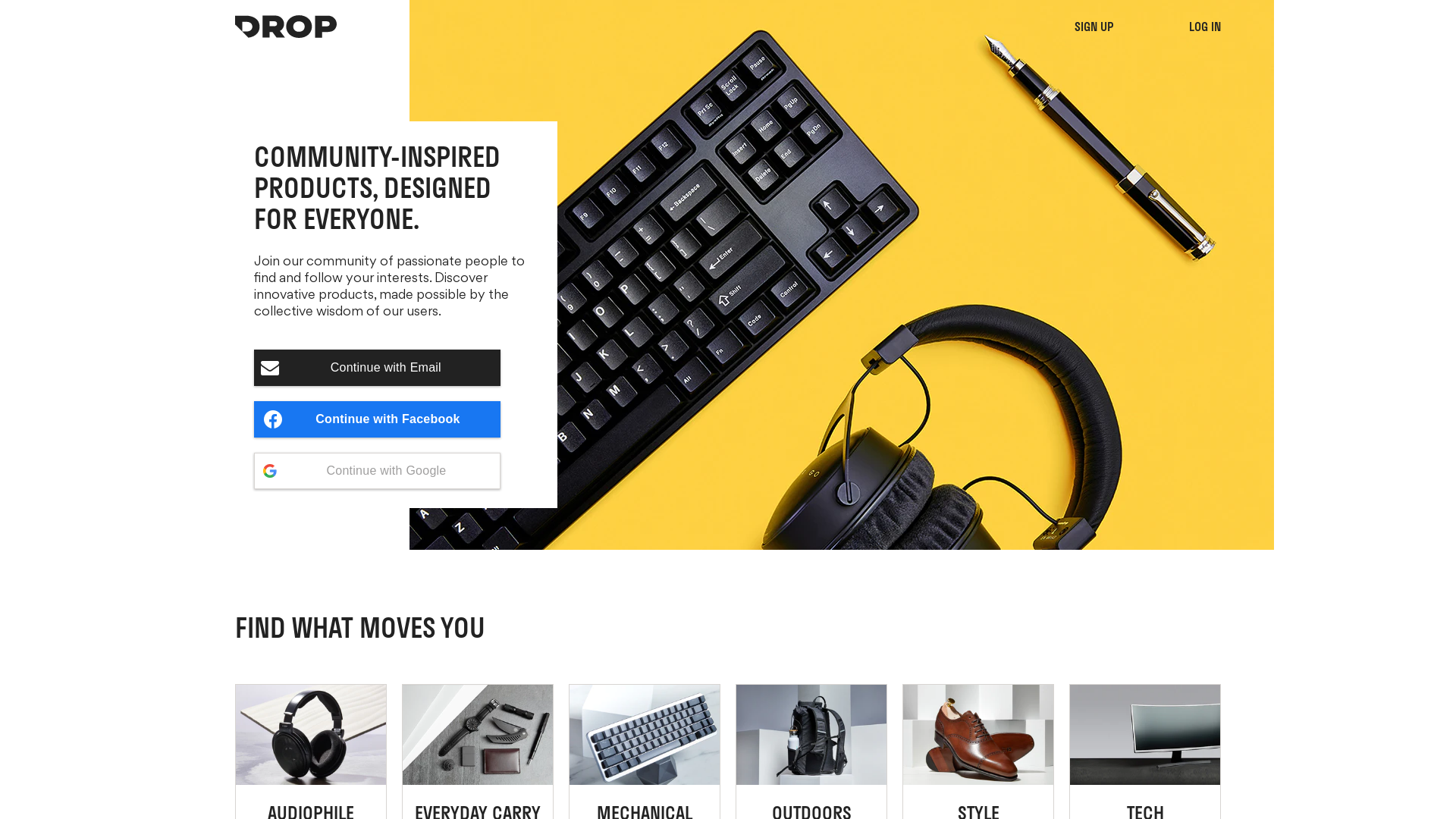 Drop / CPS website
