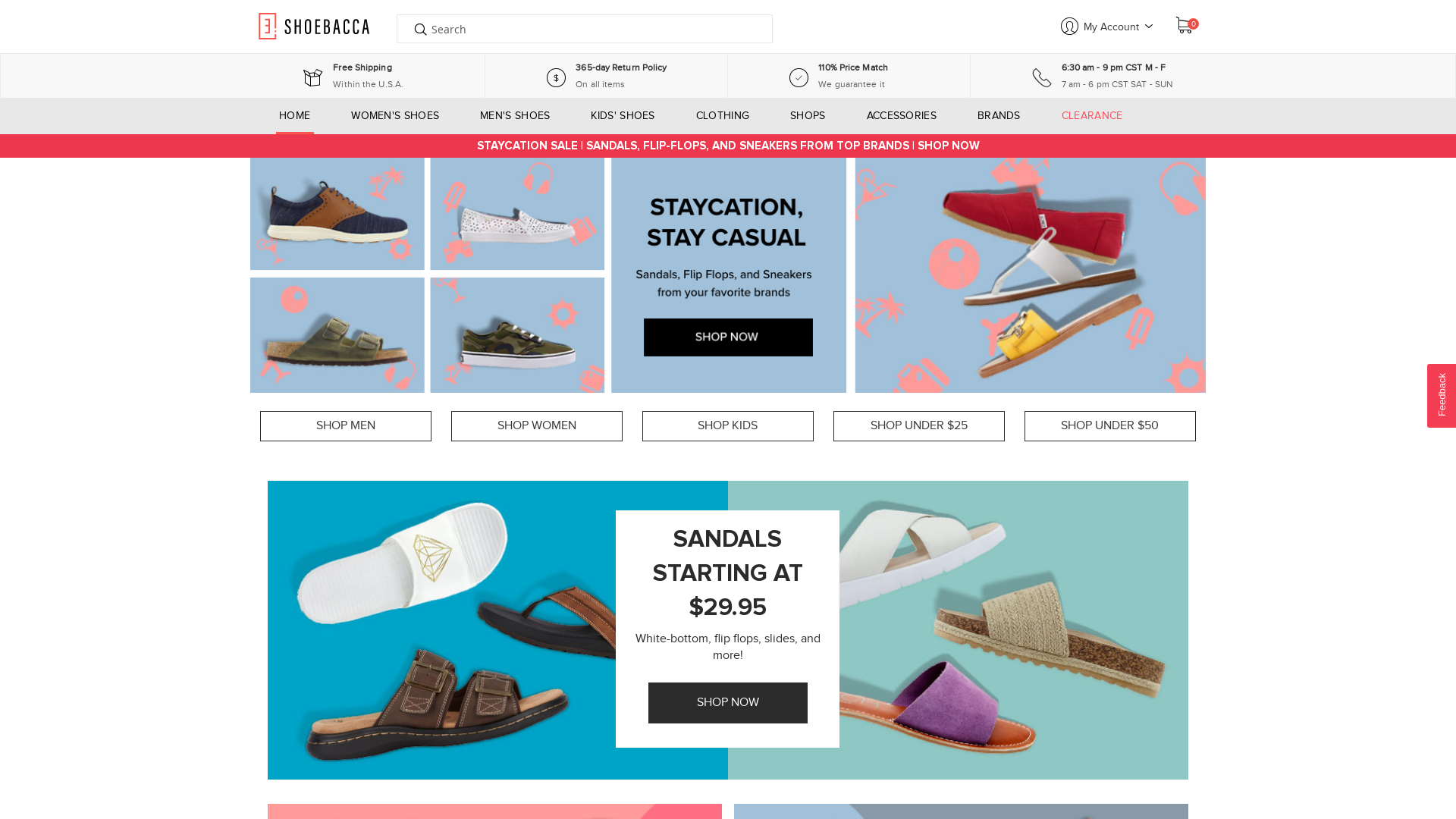 Shoebacca website