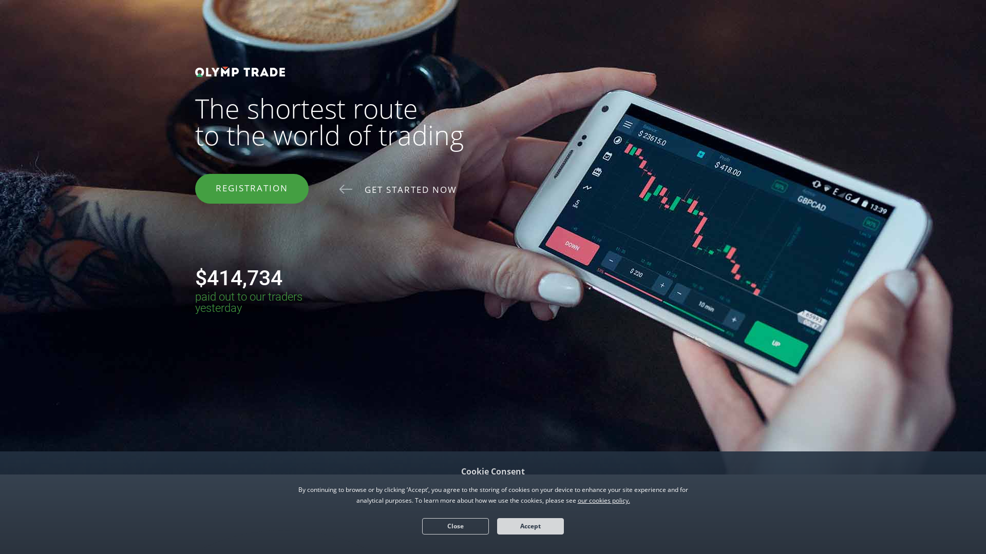 Olymp Trade website