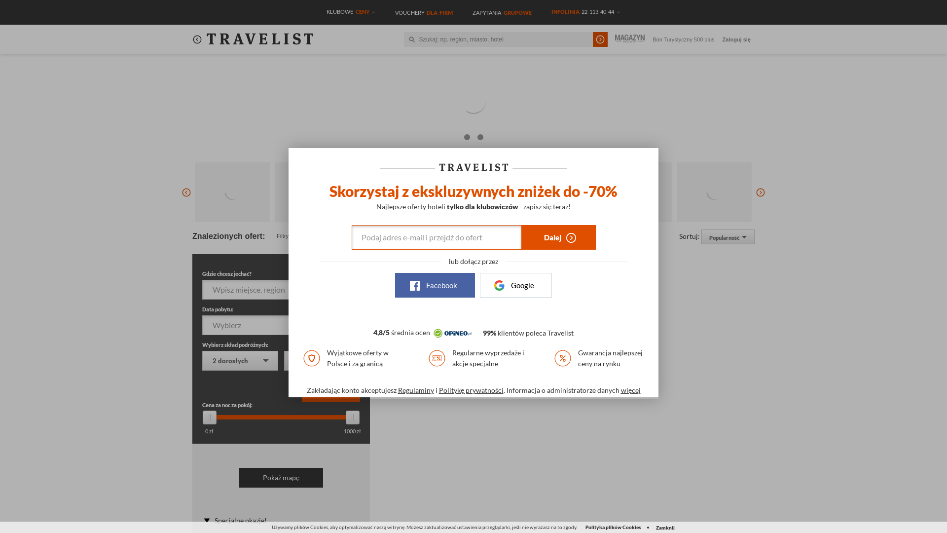 Travelist PL website