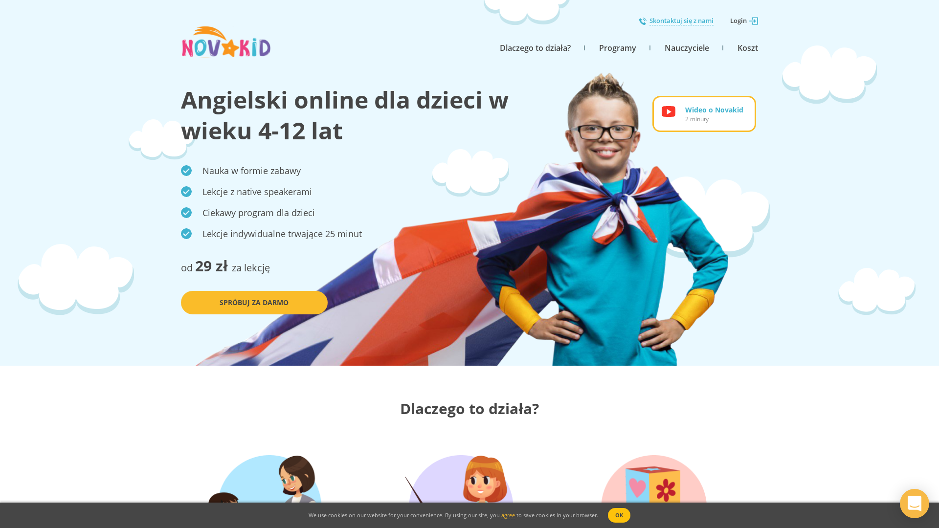 Novakid PL website