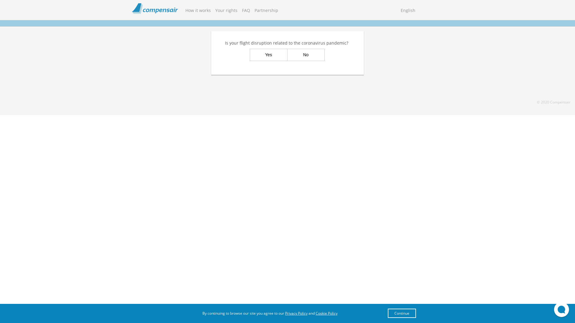 Compensair website
