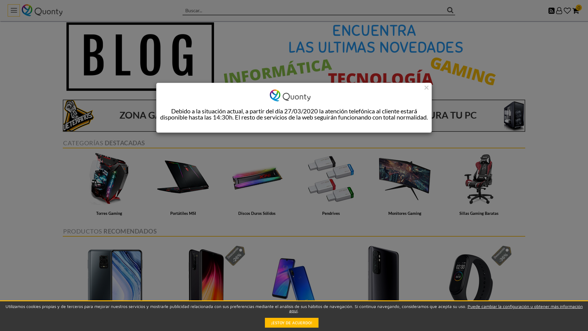 Quonty ES PT website