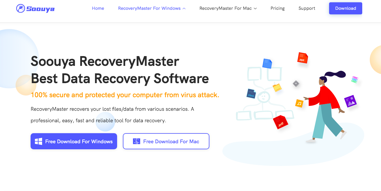 Soouya RecoveryMaster website