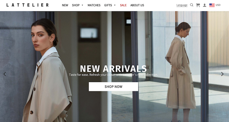 Lattelier website