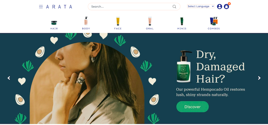 Arata International website