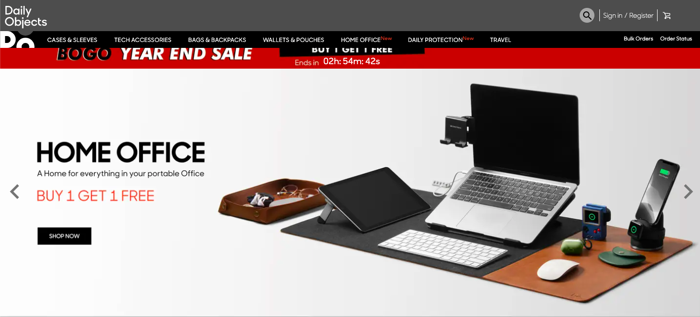 DailyObjects website