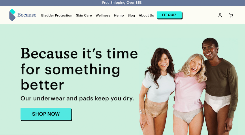 Because Market website