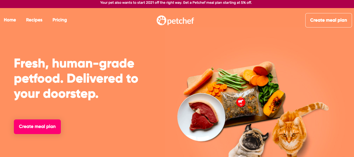 PetChef website