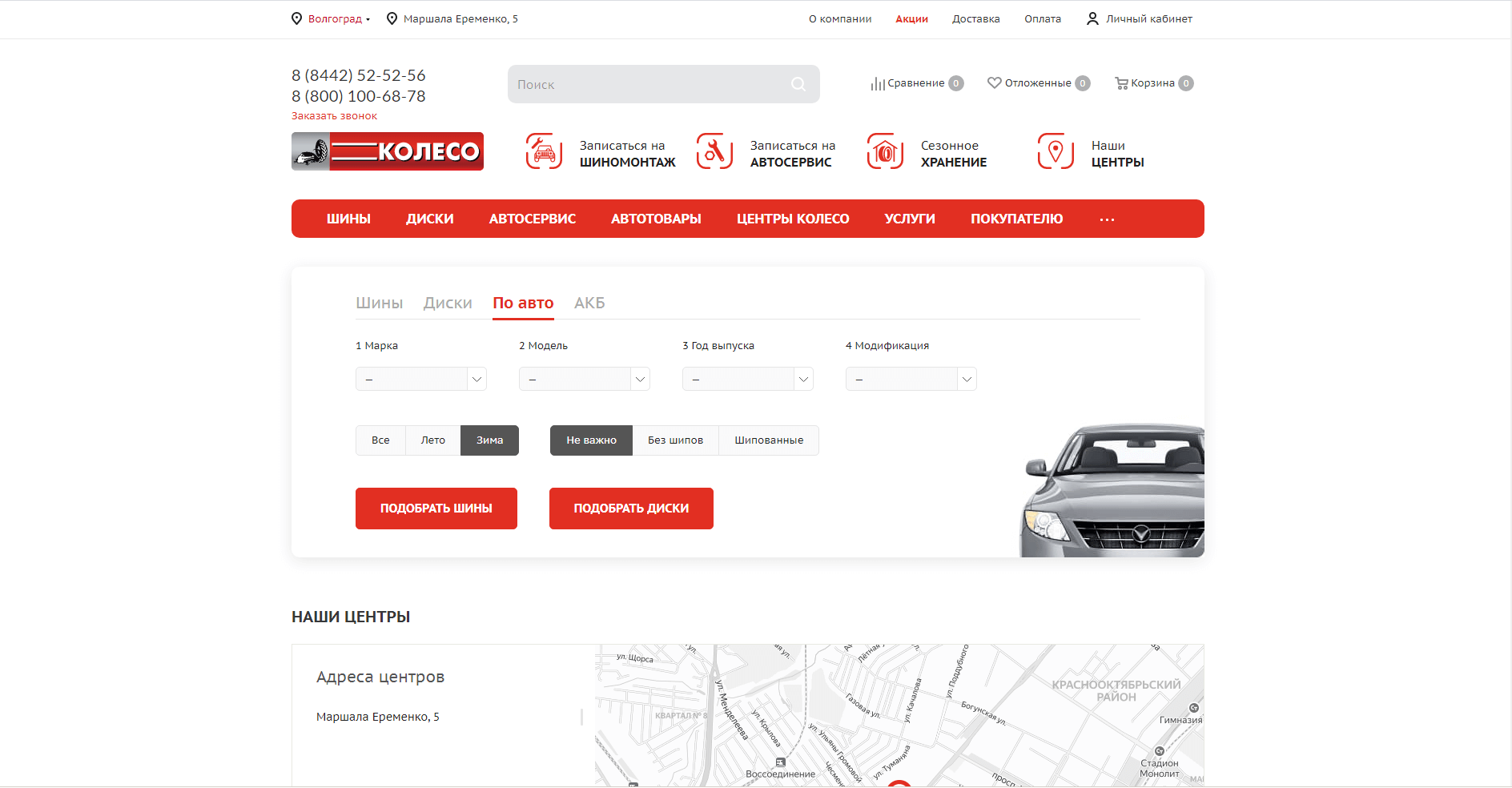 koleso.ru website