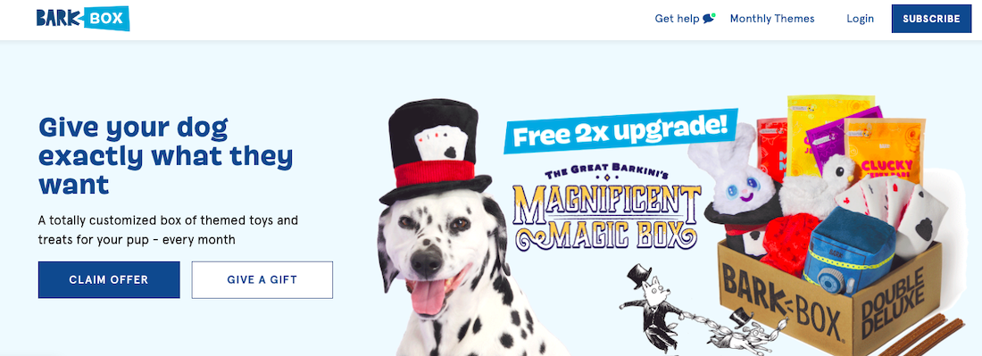 BarkBox website