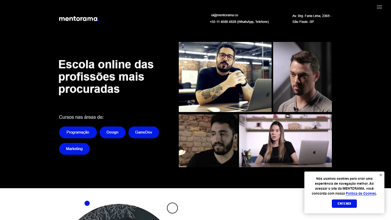 mentorama.com.br website