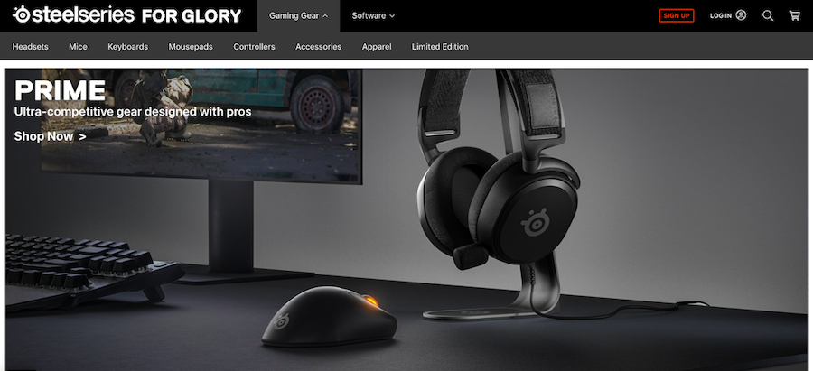 SteelSeries website
